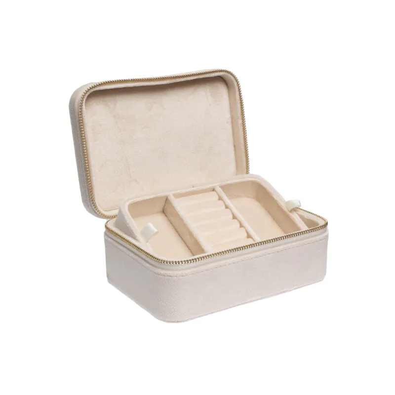 Dark VELVET JEWELLERY BOX VANILLA