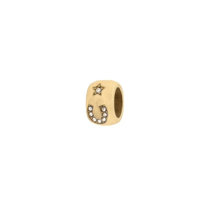 Dark LUCKY SMALL BEAD CHARM