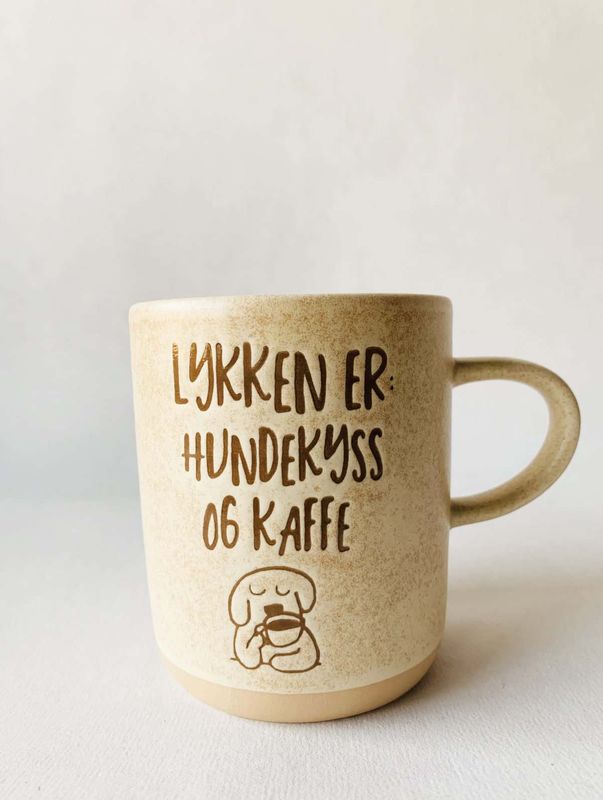 Trend Design KRUS Lykken er hundekyss og kaffe