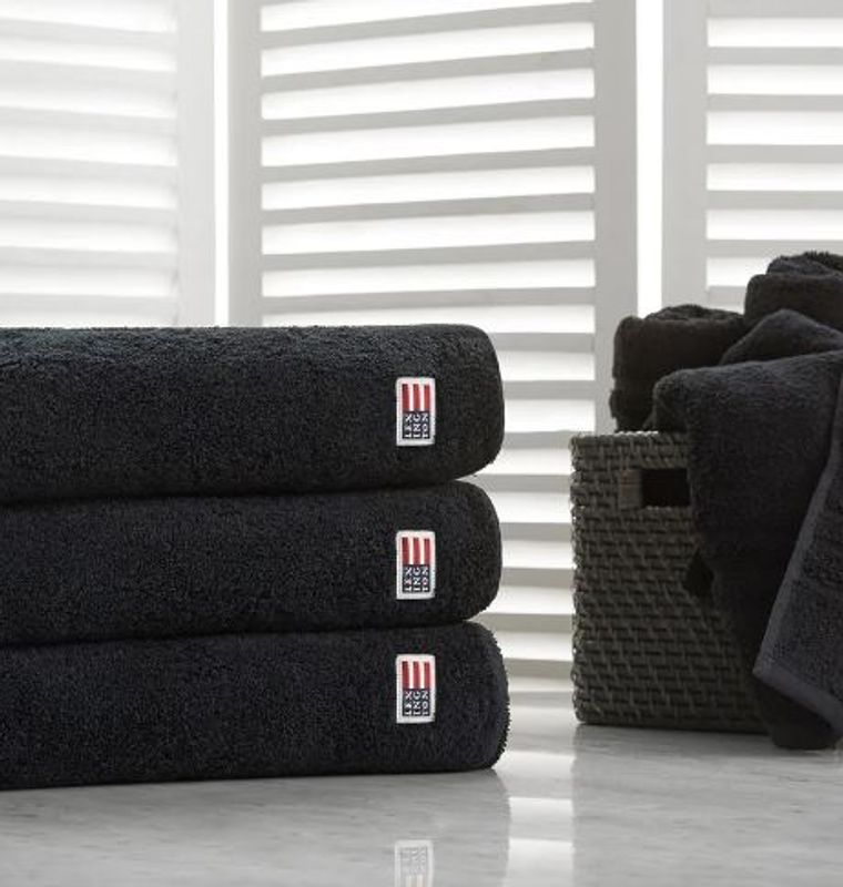 Lexington HÅNDKLE Sort 70x130 cm