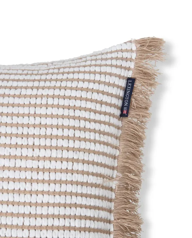 Lexington PUTETREKK m/frynser Beige/Hvit 50x50cm