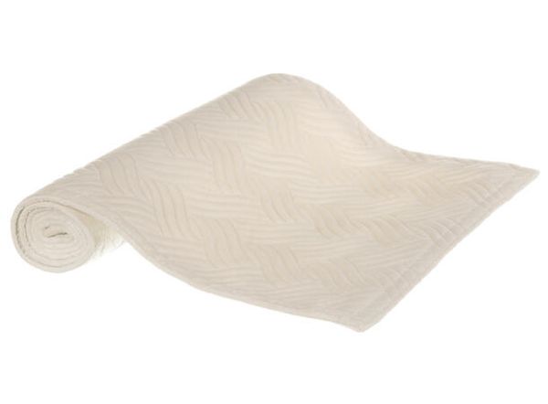 Hovedbilde BC Home LØPER Wave Velur Krem ...