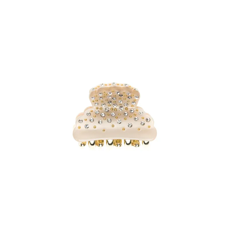Dark CRYSTAL HAIR CLAW SMALL SAND