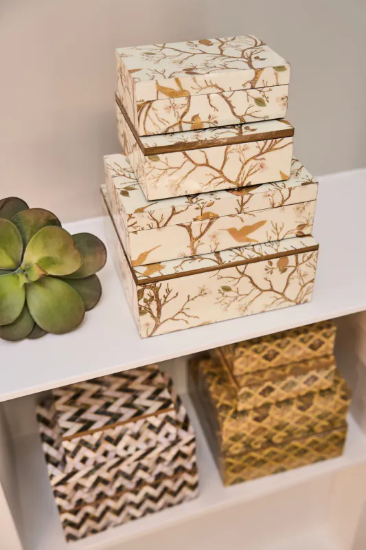 Speedtsberg BOKS L Fugl Krem