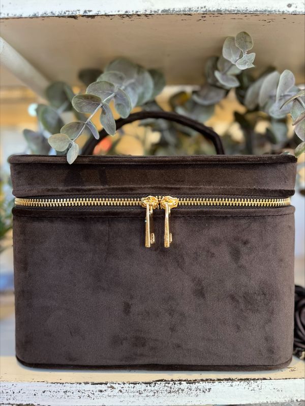 Dark TOALETTBOKS Dark Brown 25x14,5x18