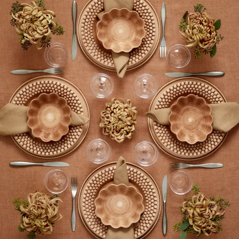 Mateus OYSTER SKÅL 18x16 cm Cinnamon