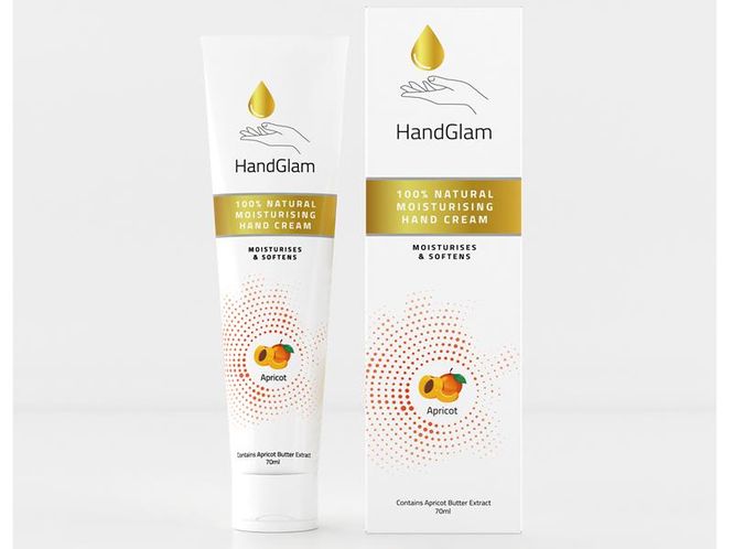 Hovedbilde HandGlam Håndkrem Aprikos ...