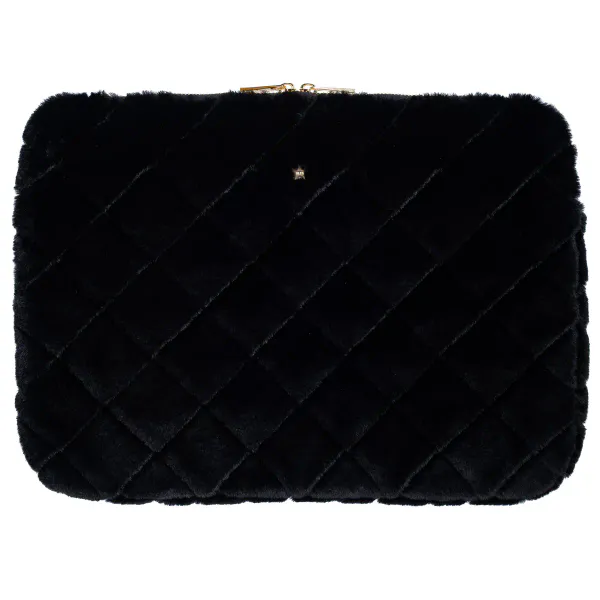 Hovedbilde Dark FAUX FUR QUILTED MAC ...